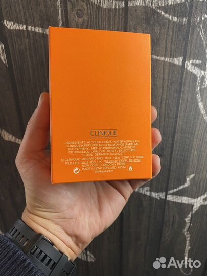 Туалетная вода Clinique Happy for men