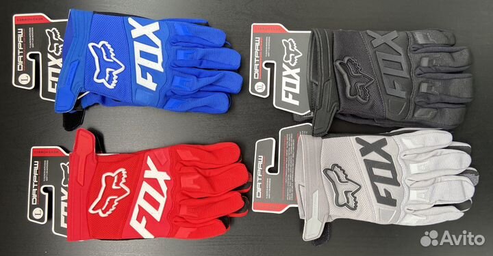 Мото перчатки FOX