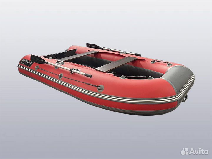 Лодка пвх (жесткое дно+киль) - Беринг 340
