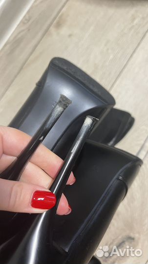 Ботфорты натуральная кожа