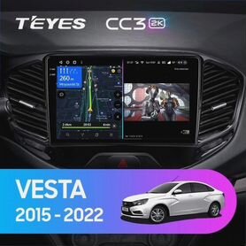 Магнитола Teyes CC3 (2K) для LADA Vesta 2015-2019