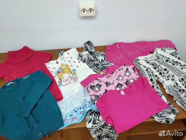 Вещи пакетом на девочку 104 рост
