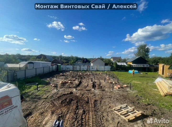 Винтовой фундамент
