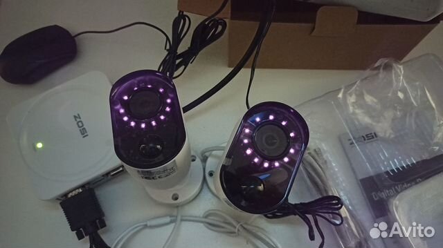 Система видеонаблюдения на 2-8 камер, видеоняня