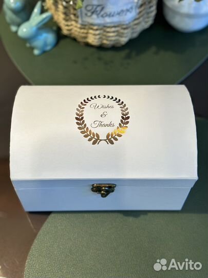 Свадебный сундук для денег