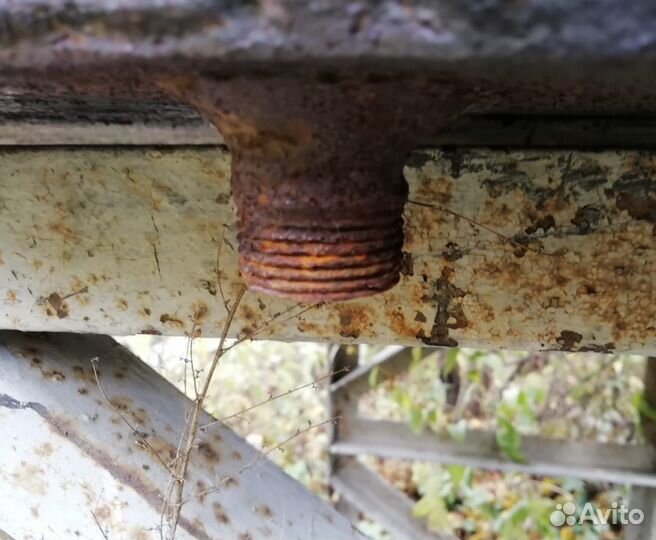 Металлическая емкость (бочка) под воду, 1380 л