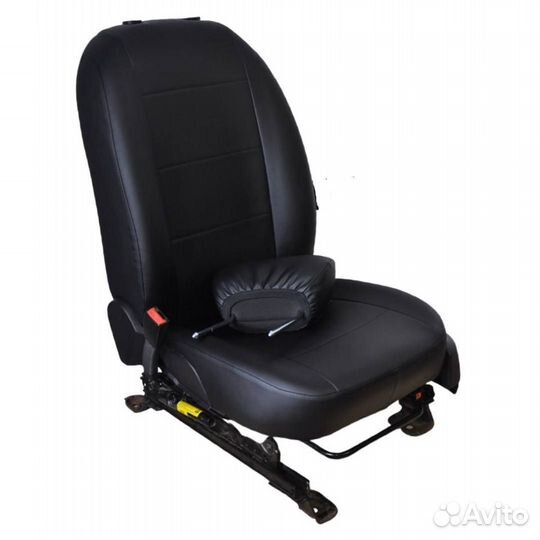 Авточехлы из экокожи для Hyundai Solaris 1