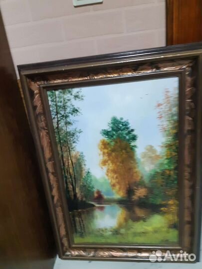 Картина маслом на холсте в раме