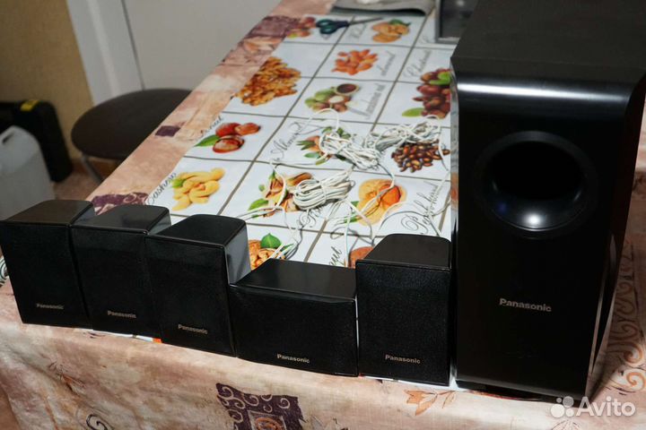 5колонок + subwoofer panasonic