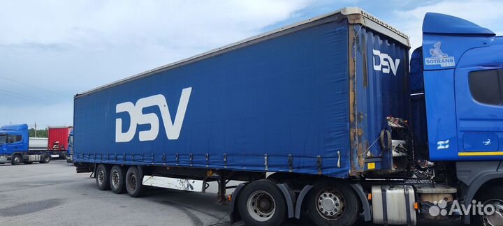 Полуприцеп шторный Krone SD, 2007