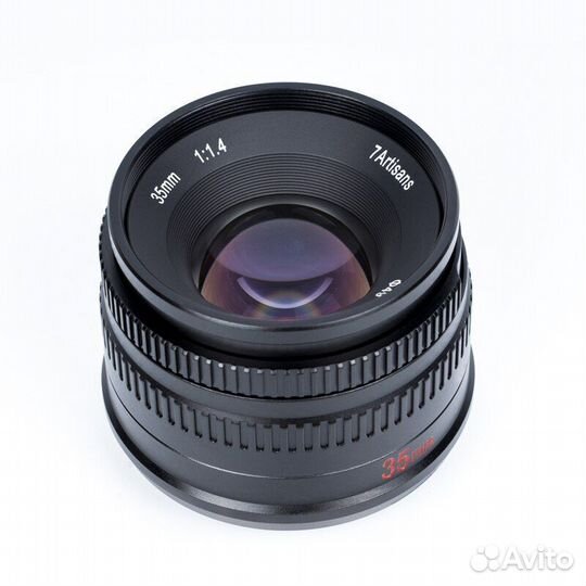 Объектив 7artisans 35mm F1.4 APS-C M43 чер
