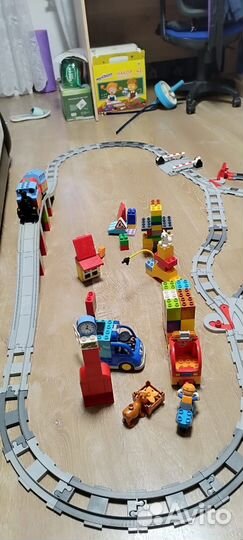 Лего#Lego duplo железная дорога и другое