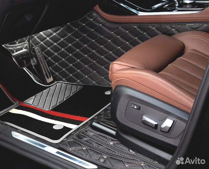 3D Коврики Range Rover Салон Багажник из Экокожи