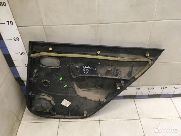 Обшивка двери задней левой Sandero 2009-2014
