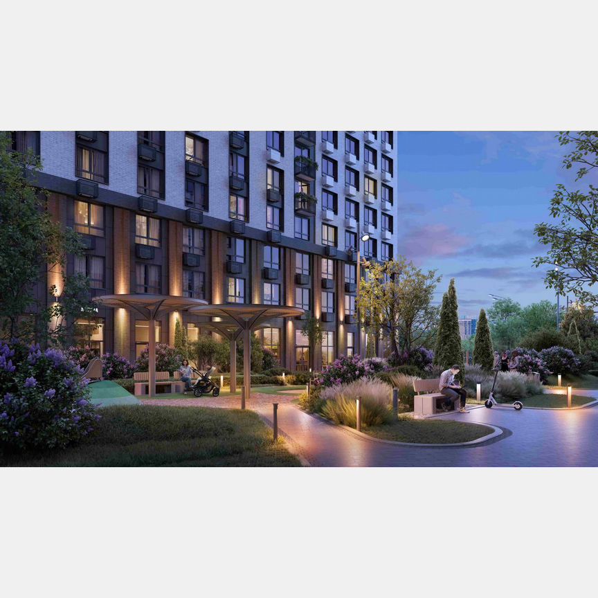 1-к. квартира, 35,8 м², 22/25 эт.