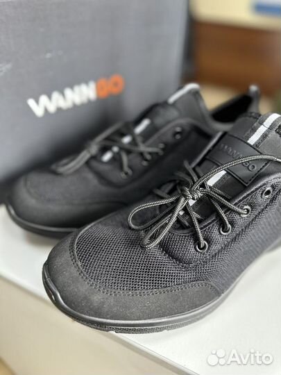 Кроссовки мужские wanngo черные мод.WG1-12-Т