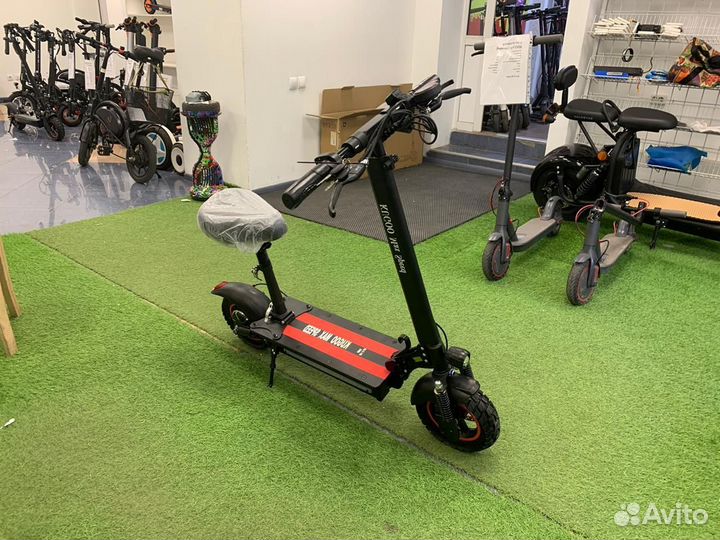 Новый электросамокат Kugoo Max Speed с сиденьем