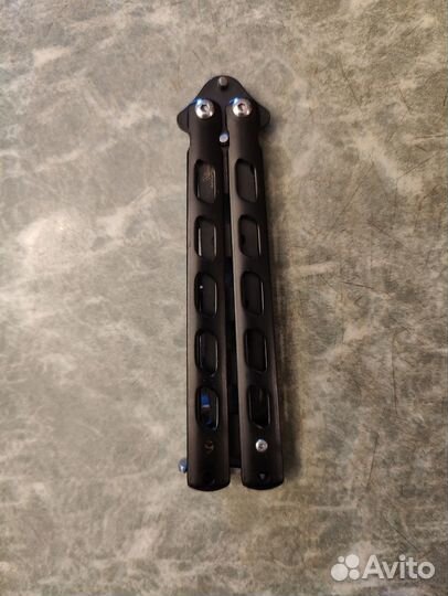 Ножик бабочка чёрный