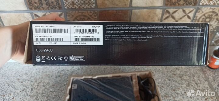 Роутер adsl2 d-link