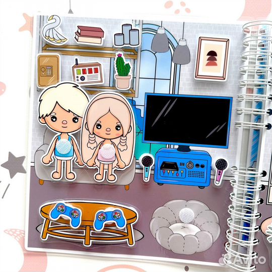 Тока Бока альбом на липучках