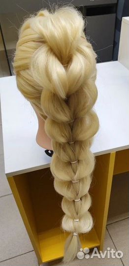 Манекен голова для причесок,термостойкий протеин