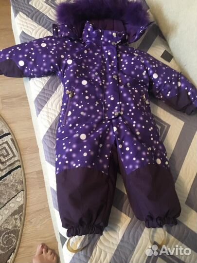 Зимний комбинезон для девочки 86