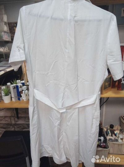 Белый медицинский халат 44раз