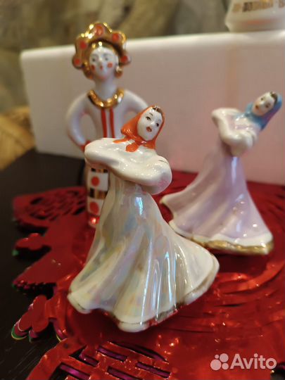 Фарфоровые статуэтки СССР лфз дулево