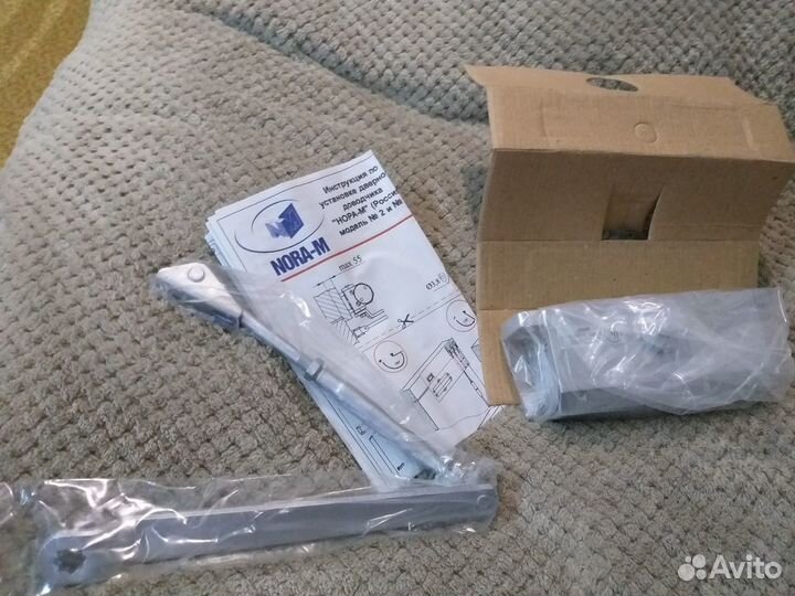 Доводчик дверной nora m до 80 кг