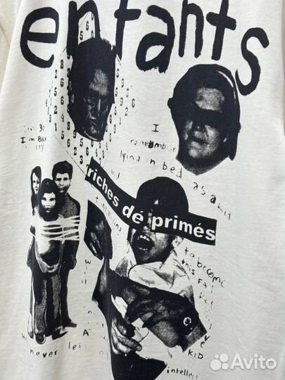 Футболка erd белая оверсайз