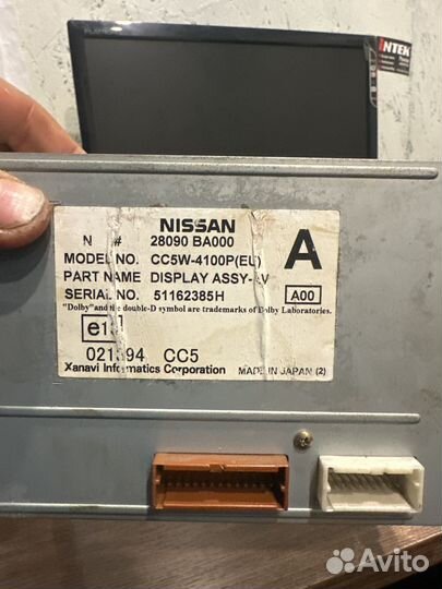 Дисплей информационный Nissan Primers P12