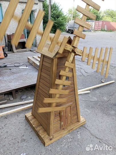 Декоративная мельница для сада