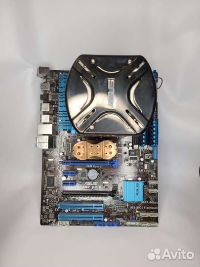 Материнская плата, процессор, озу, кулер сборка