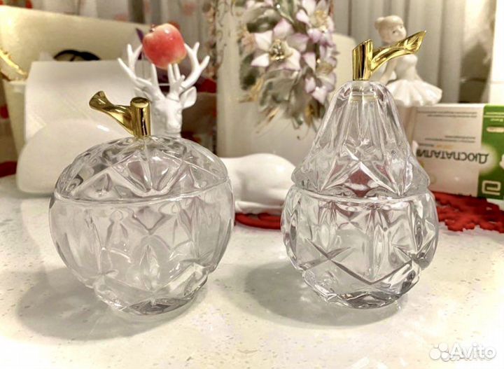 Яблоко, груша. Менажница. Подсвечник. Декор яблоко