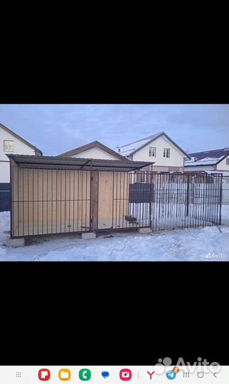 Выгул для собак с вольером