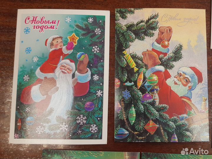 Открытки Новый год, 8 марта Зарубина