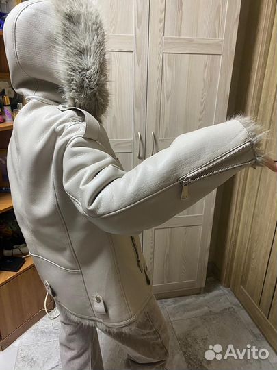 Дубленка искусственная женская 48 50