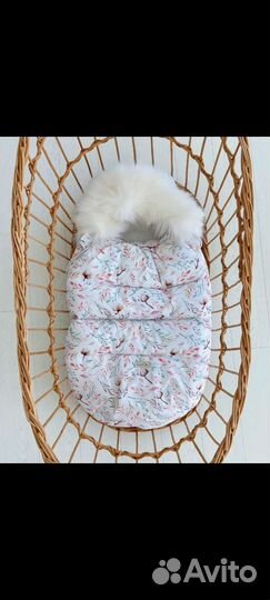 Комплект на выписку для девочки зима