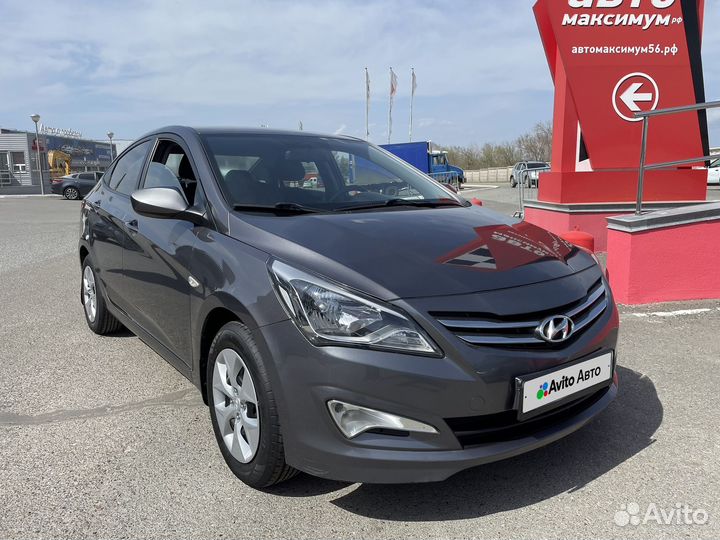 Hyundai Solaris 1.4 МТ, 2016, 86 960 км