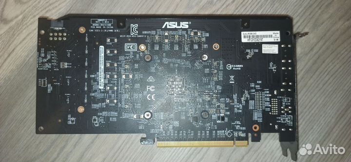 Видеокарта rx580 4gb asus
