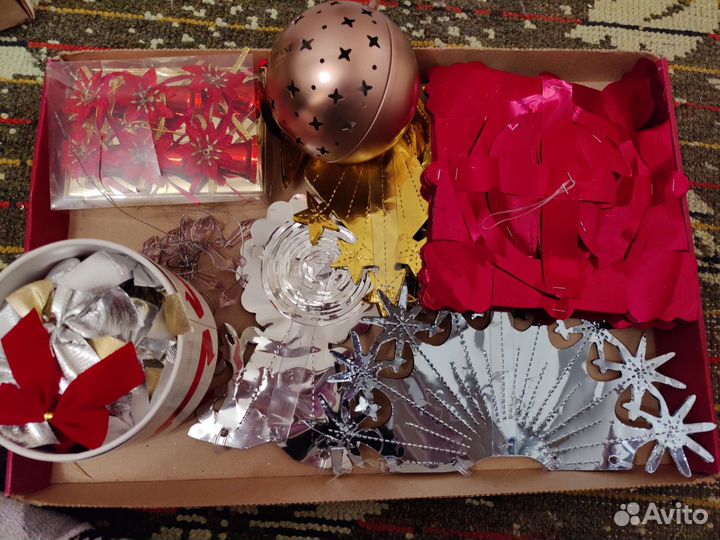 Елочные игрушки пакетом