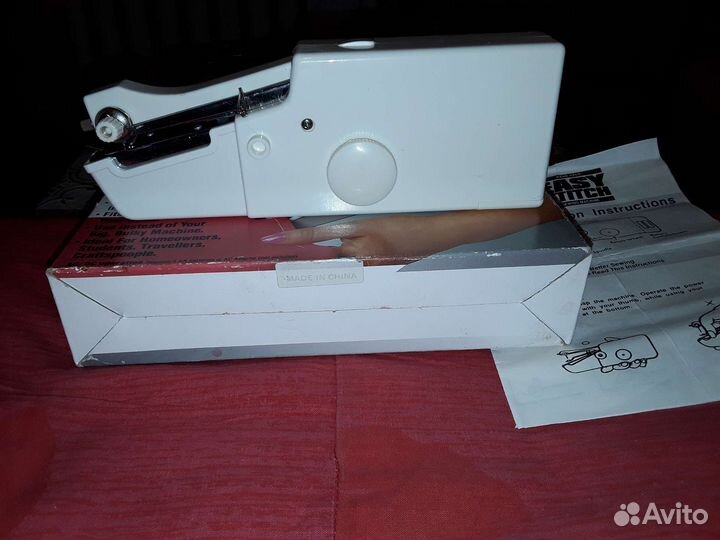 Швейная машинка малогабаритная на батарейках