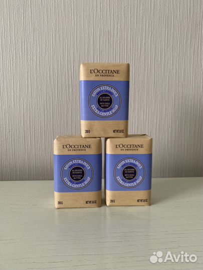 Мыло Loccitane лаванда карите 250г твердое
