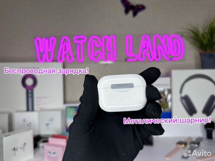 Наушники AirPods Pro 2/3 + Чехол в подарок