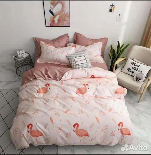 Постельное белье Турция 1,5 2 Евро Дуэт Сатин Люкс