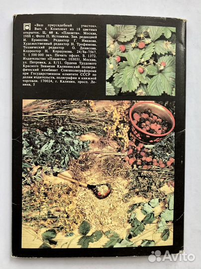 Набор открыток Лекарственные растения