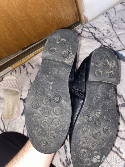 Сапоги мужские кожаные демисезонные р 40