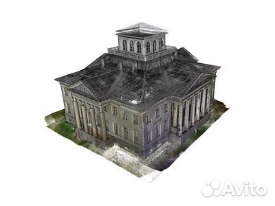 Лазерное 3D сканирование фасадов. Ортофото. Обмер