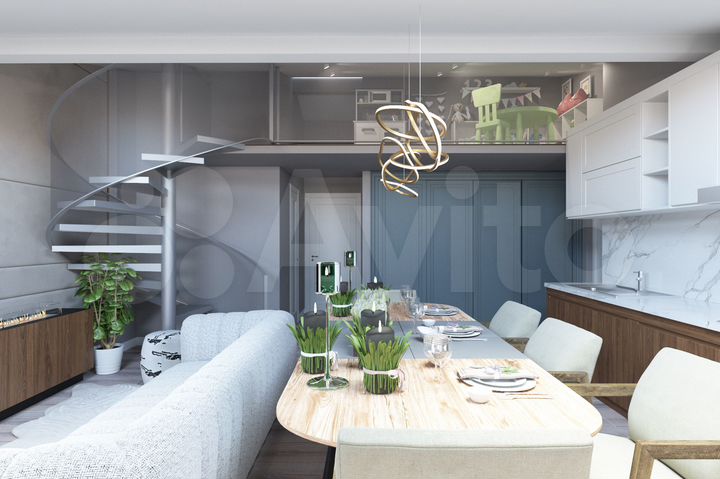 2-к. квартира, 66,3 м², 5/5 эт.