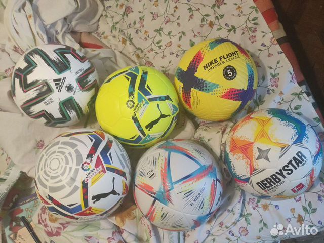 Футбольный мяч Adidas, Nike, Select, Puma